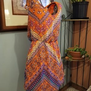 Francesca's Orange Dress